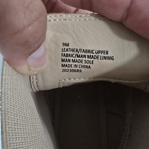 Copper Key Pearl Rhinestone Leather Chelsea Boot Tan Size 9.0 - Picture 10 of 12